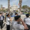 Inauguración del monumento a la Policía Nacional