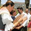 El alcalde felicita a la pirotécnica Reyes Martí