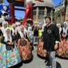 El alcalde con la hoguera Mercado Central