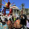 El alcalde con la hoguera Mercado Central