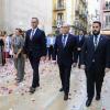 Miembros de la Corporación Municipal en la procesión en honor a la Virgen del Remedio