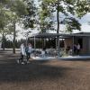 Render Kiosko Estadio de Atletismo Joaquín Villar