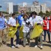 Acto solidario por la limpieza de playas 