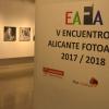 Cartel en el que se anuncia la muestra colectiva dentro del Centro de las Artes