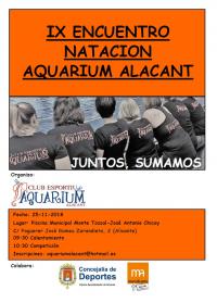 Cartel Encuentro Aquarium