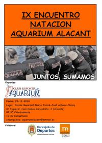 Cartel Encuentro Aquarium