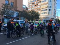 Jornada ciclobarrio en la Avenida Historiador Vicente Ramos