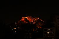 El Castillo de Santa Bárbara luce su nueva iluminación