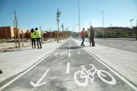 Así ha quedado la avenida Isla de Corfú tras su reurbanización