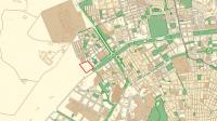 Plano de la parcela donde se situará la nueva Comandancia de la Guardia Civil