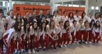 Marisa Gayo, con la Selección en el homenaje a Sandra Paños