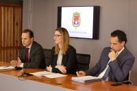 Carlos Castillo durante la rueda de prensa de la Junta de Gobierno