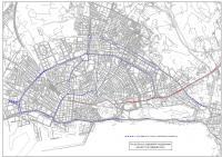 Plano del corte de calles por la Volta ciclista