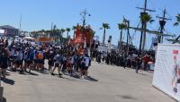 Asistentes hoy a la zona de Alicante Puerto de Encuentro