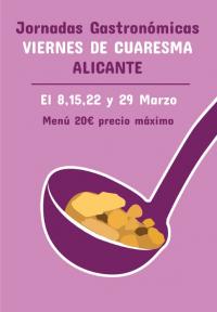 Gastronomía en la cuaresma de Alicante