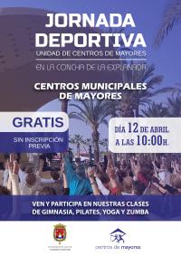 Jornada deportiva para personas mayores en la Explanada