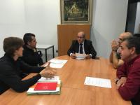 Reunión entre el Concejal de Seguridad, José Ramón González, se reunió con la Asociación Sociocultural de Policías Locales de Alicante.
