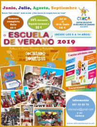 cartel escuela de verano 2019