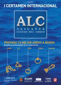 Cartel I Certamen Internacional del arroz 