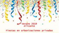 Fiestas Urbanizaciones Privadas - Agosto 2019