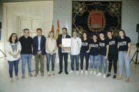 Xaloc Alacant Fútbol Sala junto a la Corporación municipal 