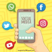 <a href="http://www.freepik.es/vector-gratis/fondo-dibujado-a-mano-con-movil-e-iconos-de-redes-sociales_1071542.htm">Diseñado por Freepik</a>