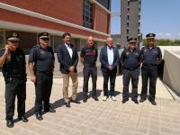 Visita del alcalde a la futura sede de la Policía Local