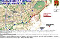 Corte de tráfico por La Vuelta