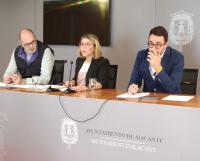 Rueda de prensa tras la Junta de gobierno donde se ha informado de los acuerdos alcanzados