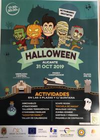 Cartel actividades Halloween
