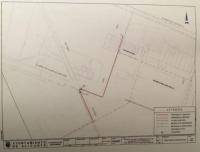 Plano de las mejoras en la red de saneamiento y señalización vial en el polígono industrial del Llano de Espartal