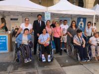 Imágenes del I Encuentro para Personas con Discapaciad Funcional en la Plaza del Ayuntamiento