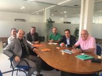 Miembros de la concejalía de Coordinación de Proyectos y de la Fundación Caja Mediterráneo