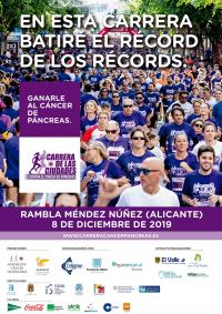 Cartel de la carrera en Alicante, programada para el domingo 8 de diciembre