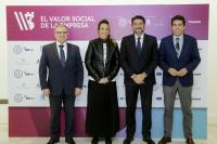 Luis Barcala, alcalde de Alicante, y Carlos Mazón, presidente de la Diputación, en el I Congreso sobre el Valor Social de la Empresa