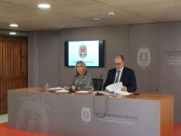 Mari Carmen Sánchez, vicealcaldesa de Alicante, y el concejal Manuel Villar