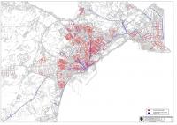 Plano del itinerario y las calles por los que podrán circular los Vehículos de Movilidad Personal