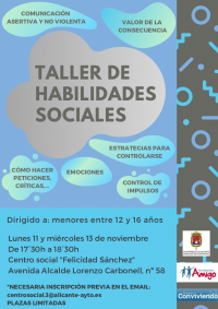 Taller Habilidades Sociales Felicidad Sanchez 2019