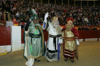 Imagen de los Reyes Magos en la Plaza de Toros las pasadas navidades