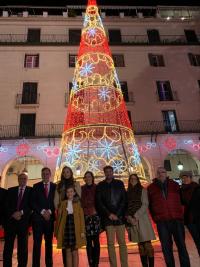 Encendido árbol de Navidad