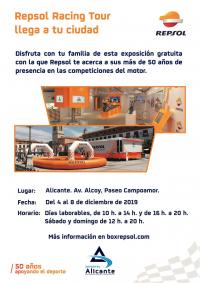 Cartel Repsol Racing Tour