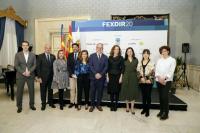 El alcalde de Alicante, Luis Barcala, junto a la vicealcaldesa, Mari Carmen Sánchez, en el Salón Azul