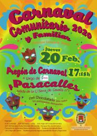 Carnaval comunitario y familiar en barrio Virgen del Carmen