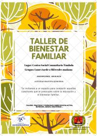 Taller de Bienestar Familiar. Centro Comunitario Tómbola