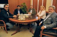 Reunión entre el Ayuntamiento de Alicante y la Junta Mayor de Hermandades y Cofradías de Semana Santa