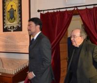 El alcalde, Luis Barcala, en una pasada visita al monasterio de la Santa Faz