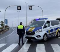 controles de Policía por la ciudad