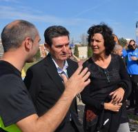 José Luis Berenguer, en el centro, concejal de Deportes, en una pasada actividad