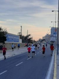 Ciudadanos practicando deporte