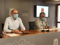 Manuel Villar y Antonio Manresa durante la rueda de prensa de la Junta de Gobierno